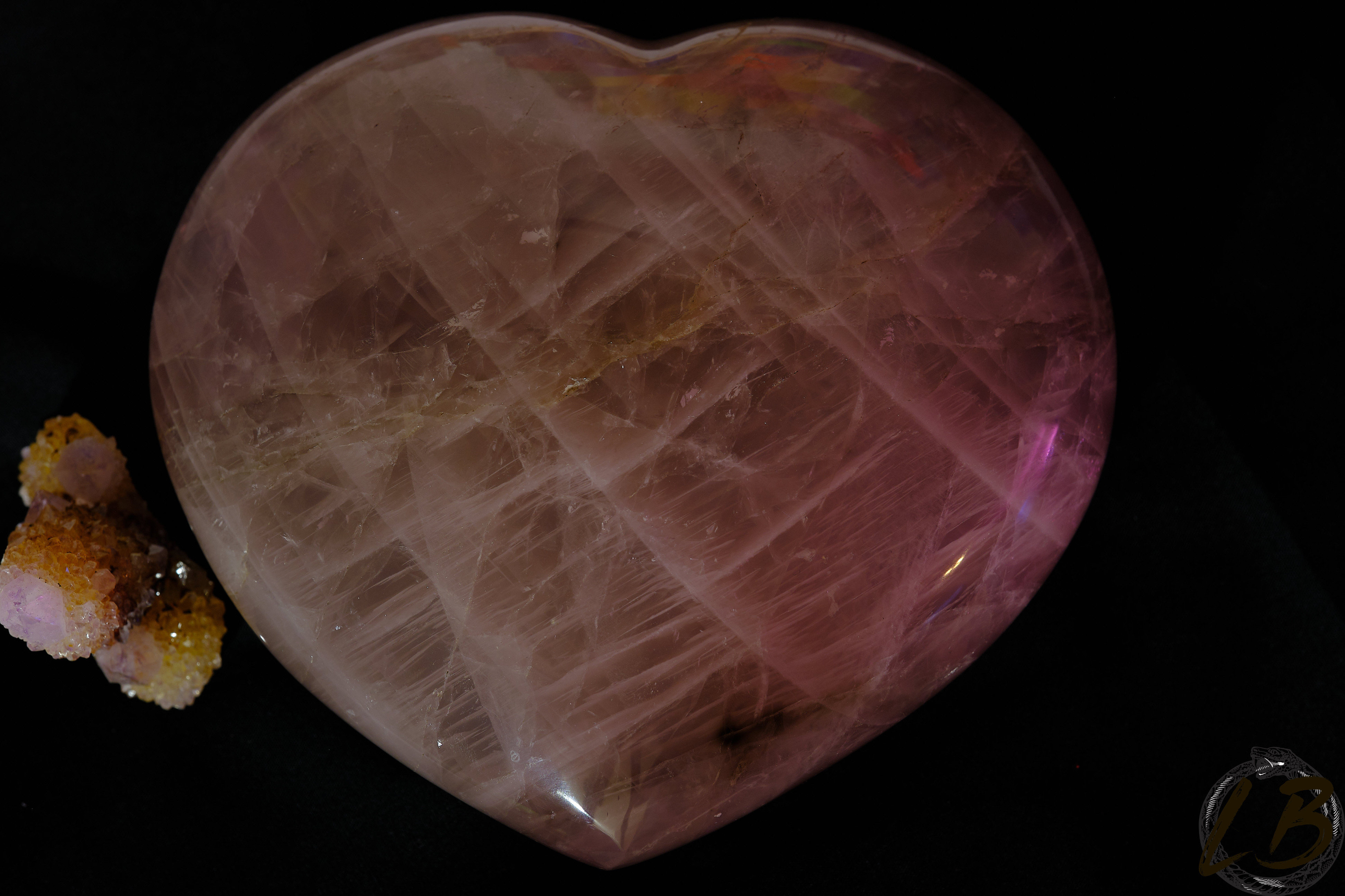 Rose Quartz Heart